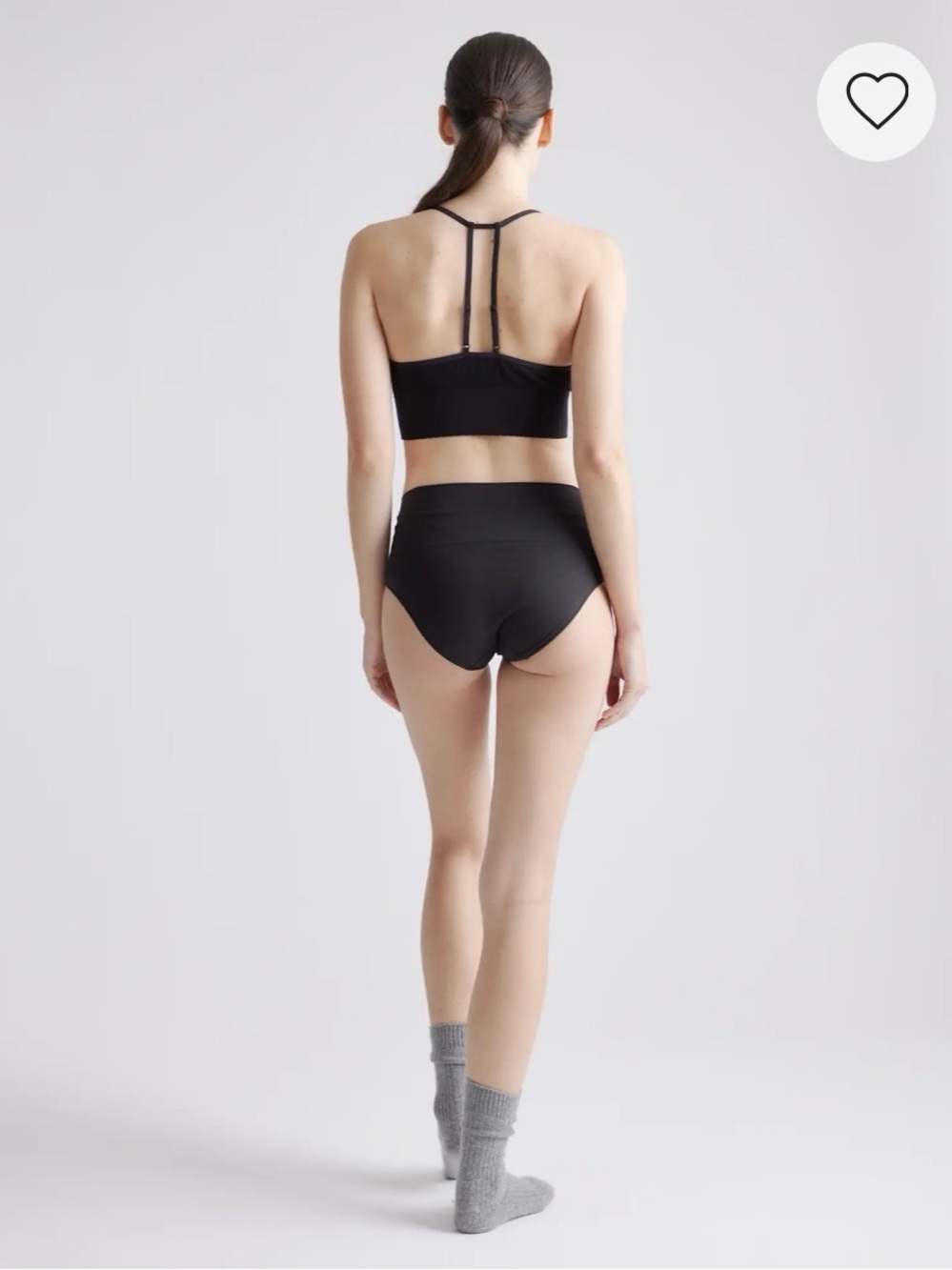 Quince Black Shaping High-Waisted Brief 2 pack
